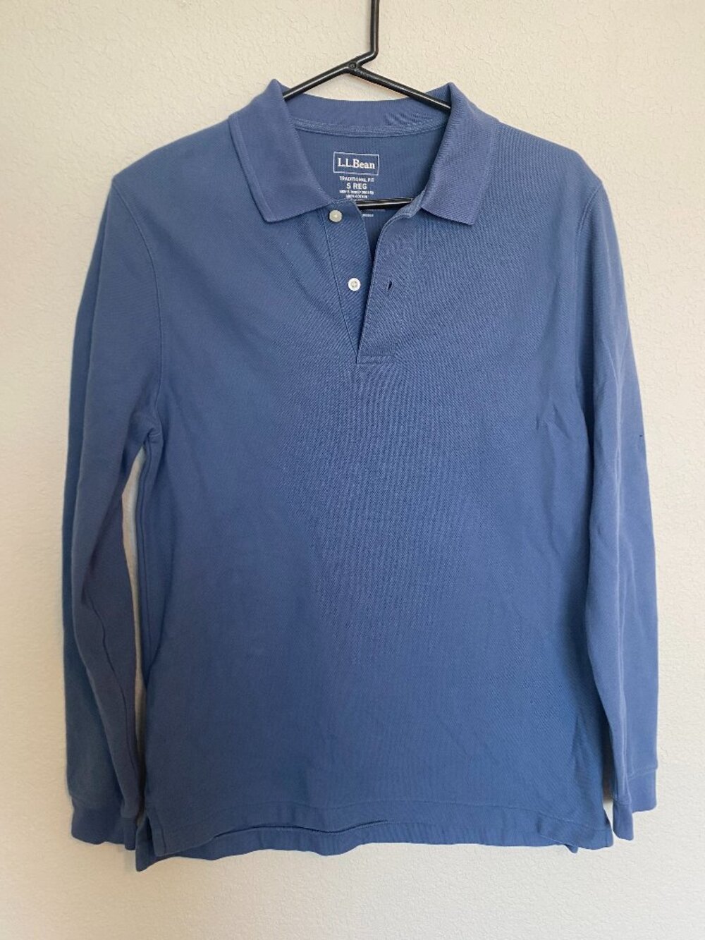 L.L.Bean Premium Double L Long Sleeve Polo Shirt